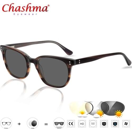 Photochromic Souglasses Men Vintage Optical Glasses Frame Chameleon Glasses Change Color Glasses HD Computer Eyeglasses