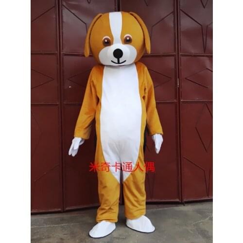 Dog Mascot Character Costume Fancy Dress Suit Cartoon Mascot Costume Cosplay Costumes Cartoon Dress