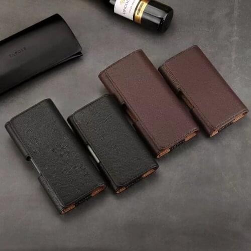 Holster Belt Clip Leather Mobile Phone Case Pouch For Galaxy S9+/A8+ (2018)/A8 (2018)/C7 (2017) J7+/C8/Note FE/J7 Max/J7 Pro