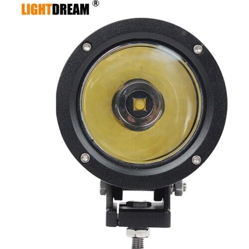 4.7" inch Round 25W Single leds Led Work Lights Spot Lights Narrow Beam With Cover For Offroad Driving