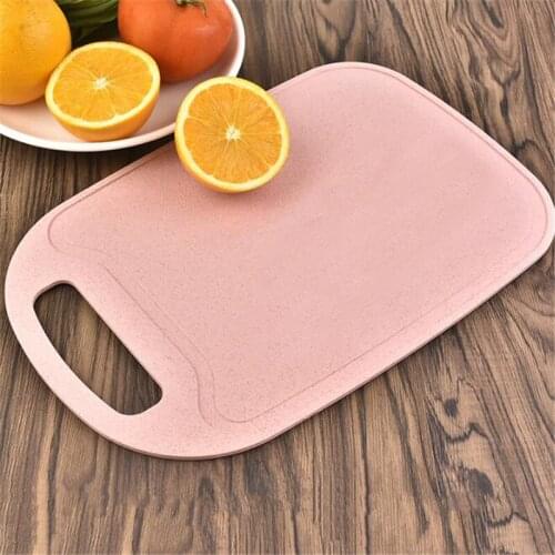 Kitchen Accessories Non-slip Frosted Kitchen Cutting Board Wheat Straw Chopping Board Vegetable Meat Tools Household Meat Tools
