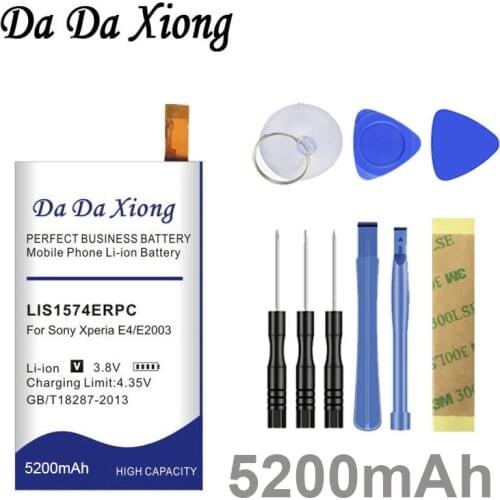 DaDaXiong 5200mAh LIS1574ERPC Li-ion Phone Battery for Sony Xperia E4 E2003 E2033 E2105