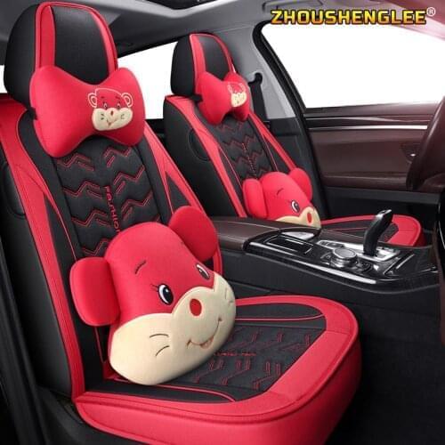 ZHOUSHENGLEE flax car sear covers for nissan note nissan qashqai accessories qashqai j10 almera n16 x-trail t31 navara d40 mura