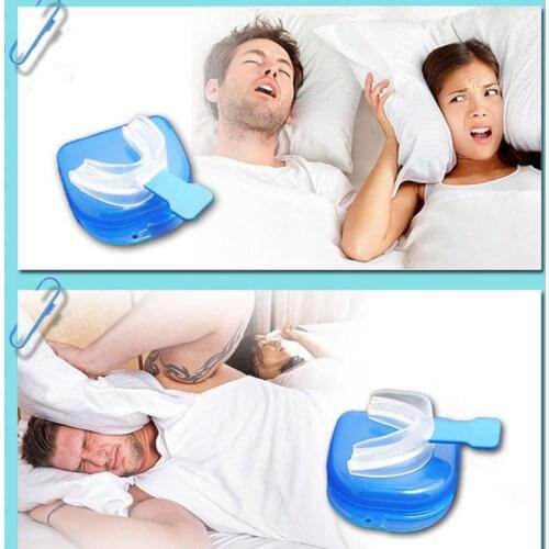 Best Silicone Anti Snoring Mouth Guard Healthy Gel Grinding Safety Teeth Gum Shield Protector Accessories