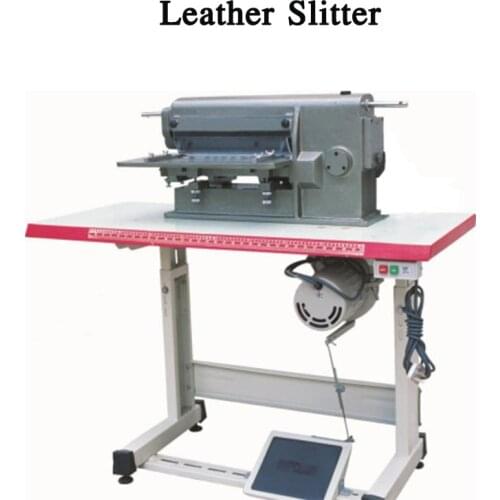 Leather slitting machine fast cutting machine 14 inch belt cutting machine artificial leather cutting machine PVC felt strip