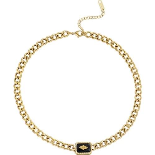 Stainless Steel Gold Cross Zircon Stone Set Chain Link Women Delicate Court Bracelet Bangle Jewelry Gift For Him