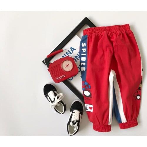 Tonytaobaby Autumn and Winter New Kids Babies' Childrens Wear Cartoon Printed Casual Childrens Pants Girls Pants Kids Pants