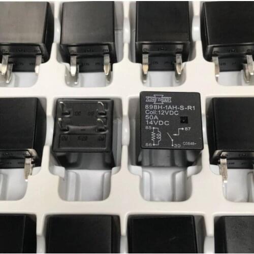 NEW auto car 12V relay 898H-1AH-S-R1-12VDC 898H1AHSR1 898H 1AH S R1 12VDC 12V DC12V 50A 4PIN