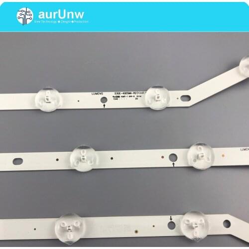 New Kit 3pcs 12/13LED 76CM LED strip for Samsung UN40EH5300F 2013SVS40 LM41-00001V LM41-00001W D3GE-400SMA-R1 D3GE-400SMB-R1