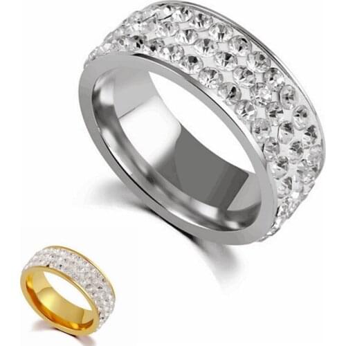 QINGYI Rings With Diamonds