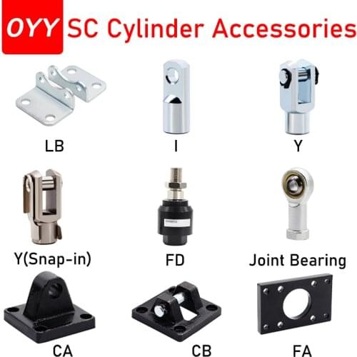 1PCS Y/I/LB/FA/CB/CA-Type FittingsThreaded Joint Cylinder Connecting Rod Thread Various Models Fully Functional For SC