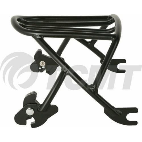 Motorcycle Solo Detachable Luggage Rack For Harley Sportster XL1200C XL1200T XL883L 2004-2020 Black/Chrome