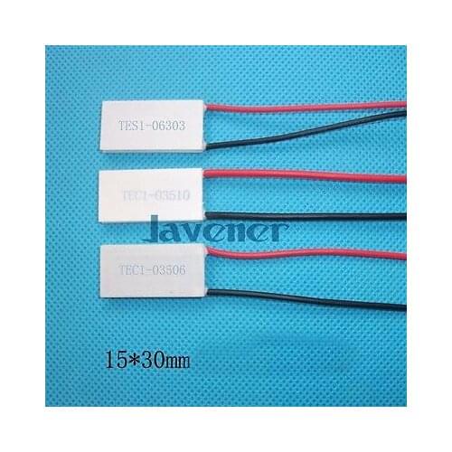 TEC1-03506 Heatsink Thermoelectric Cooler Peltier Cooling Plate 4.13V 15x30mm Refrigeration Module