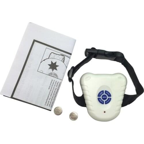 Ultrasonic Safe Anti Bark Dog Collars Leashes Electronic Training Shock Control A1