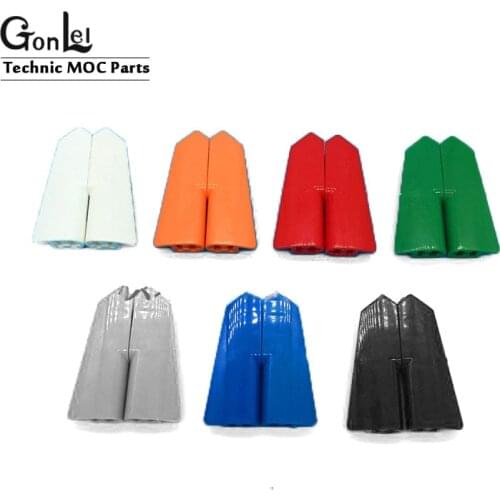 10 Pairs High-Tech Panel Fairing #21 #22 Side A B Brick Parts DIY MOC Building Blocks DIY Toys 2x5 Panels Compatible 11946 11947