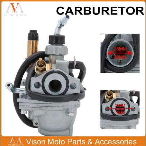 25mm High Quality Motorcycle Carburetor Carb With High Performance Carburador For YAMAHA TTR50 TTR 50 Scooters Motorbike Part