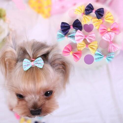 5pcs/set Cute Pet Dog Cat dog grooming Beauty Supplies Bows Hairpin Pet Hair Clips pet shop dog Hairband acessorios