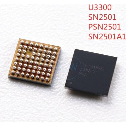 5pcs/lot SN2501A1 SN2501 U3300 63pin TIGRIS T1 charging charger ic chip for iphone 8 8plus X BGA Chipset