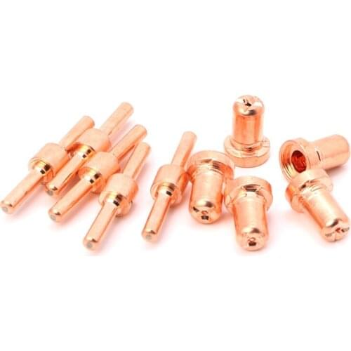 60PCS Extended Long Plasma Cutter Tip Electrodes&Nozzles Kit Welding Nozzle
