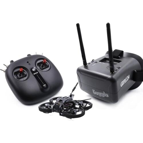 GEPRC TinyGO Racing FPV Whoop RTF GEP-12A-F4 200mW Runcam Nano2 GR1102 10000KV 79mm Drone GR8 Remote Controller 4.3inch Goggles