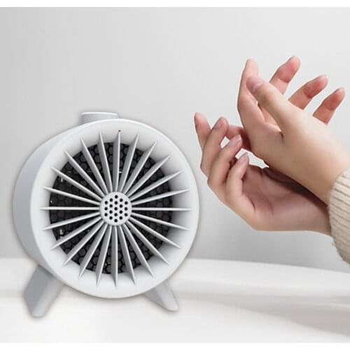 Electric Space Heater Adjustable Quiet Heated Personal Normal Fan Fast Heating Ceramic Safety Thermostat Home Floor Desk Decors