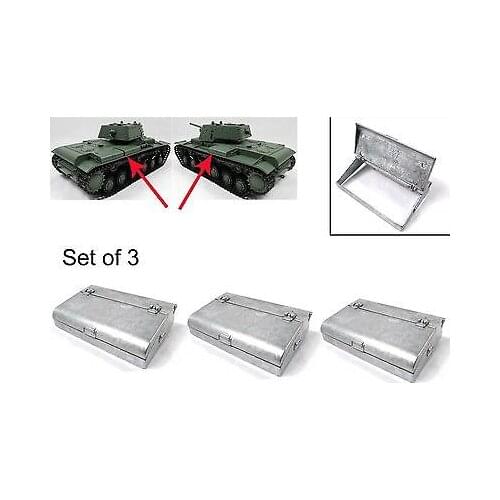 Mato 1/16 RC German KV-1 Tank Metal Storage Box (Set of 3PCS) MT143 TH00834