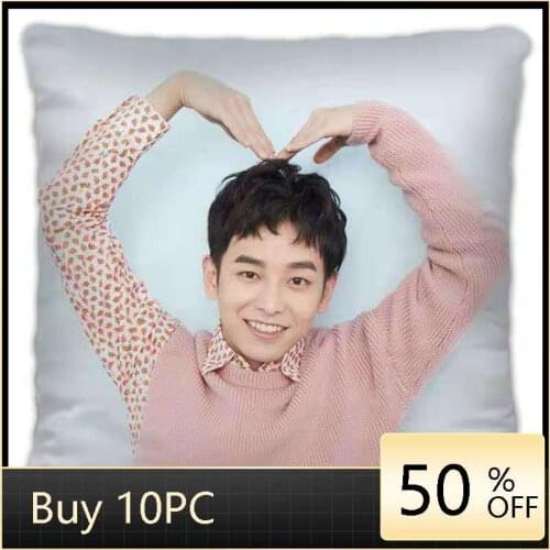 Peng Yuchang Peng Peng Pillowcase Star Real Person Photo Poster Cushion Cover Souvenir Home Decor Throw Pillow Covers Fan Cheer