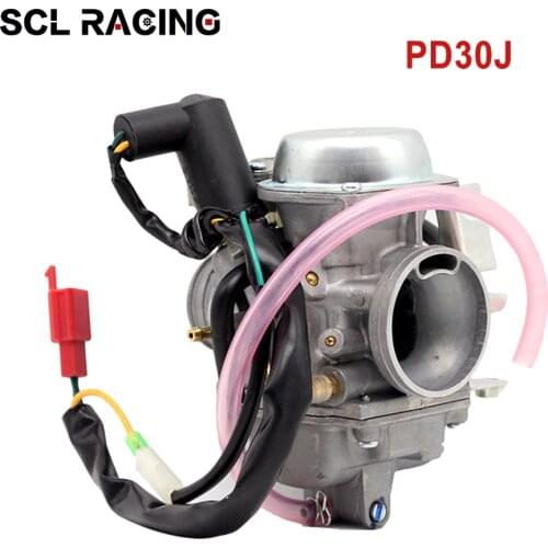 SCL Racing PD30J Motorcycle 30mm Carburetor For 250cc Scooter ATV QUAD 172MM CF250 CH250 CN250 HELIX Qlink Commuter 250 Roketa