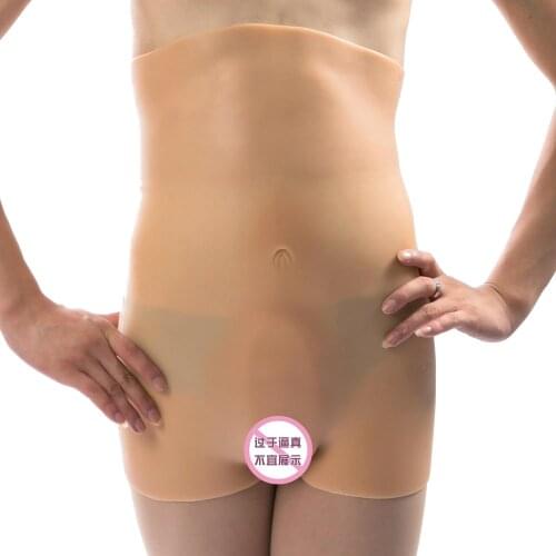 Pubic hair Silicone vaginal pants can make love Silicone Realistic Vagina Panties Shemale Crossdresser Pussy Pants Transgender