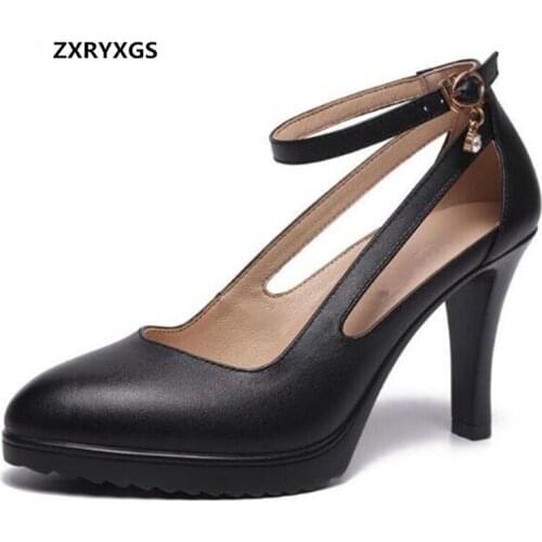 Женские туфли с ремешком ZXRYXGS China At AliExpress