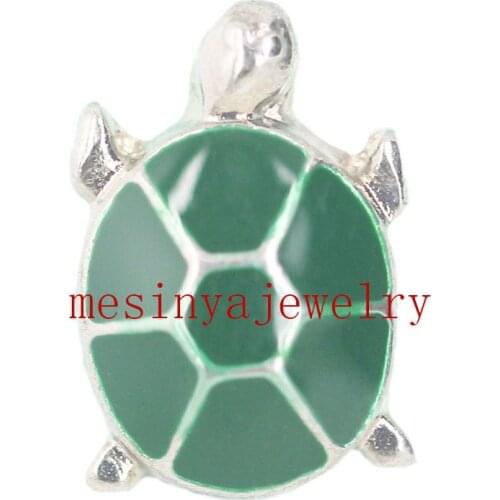 10pcs tortoise floating charms for glass locket Min amount $15 per order mixed items,FC-008