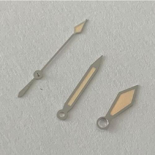 2020 Watch accessories three pointers light orange pointer and silver color suitable for ETA2824 2834 2836, NH35 movement