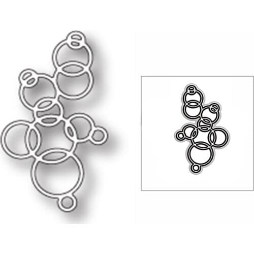 New Overlap Small Ringlet Frame 2020 Metal Cutting Dies for DIY Scrapbooking Decoration and Card Making Embossing Craft No Stamp