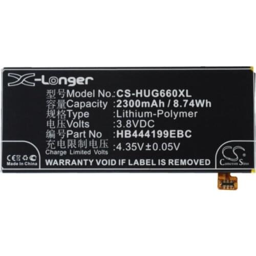 Cameron Sino 2300mah battery for HUAWEI Ascend G660 G660-L075 G660-L75 HB444199EBC Mobile, SmartPhone Battery