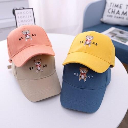 Doitbest Children Baseball Cap summer Hip Hop Cartoon little bear kids sun Hats Boys Girls Caps child snapback Hat gorras