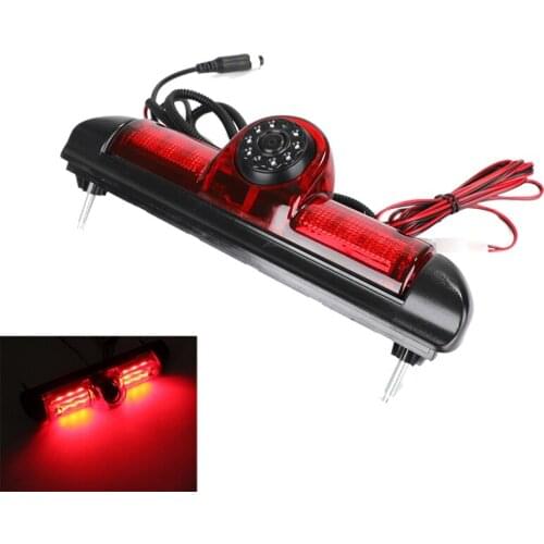 Car Rear View Brake Light Camera Car Reversing Camera 8Led Light Infrared Night-Vision Camera for Fiat Ducato X250 Citroen Jumpe