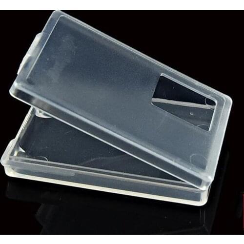Small Parts Transparent Collapsible Plastic Boxes Small Jewelry Storage Packaging Box blade box F20173334