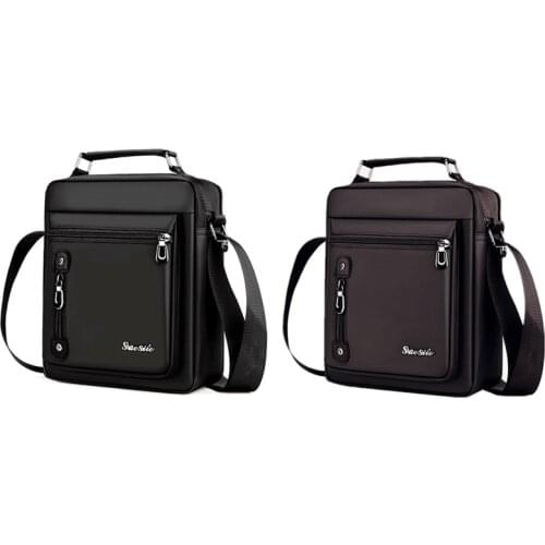 2021 Mens Business Briefcase Black Office Shoulder Bag Waterproof Male Totes Bags Oxford Packs Satchel Purse Sling Handbags