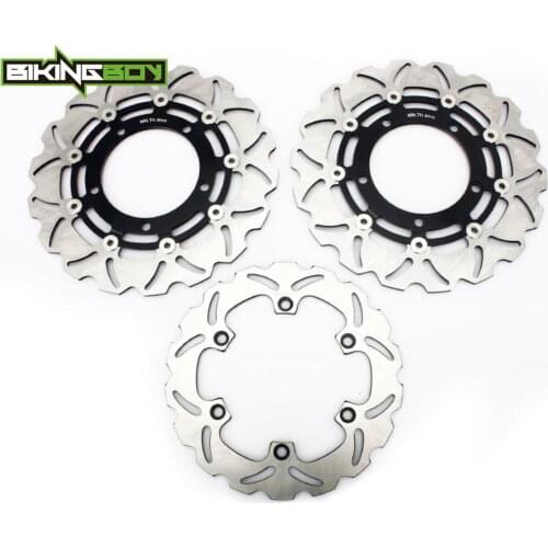 BIKINGBOY Front Rear Brake Discs Disks Rotor For Suzuki GSX1300R Hayabusa08 09 10 11 12 13 14 15 16 17 GSX 1300 BK B-King 08-11