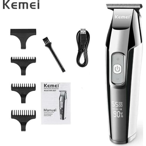 Professional Hair Clipper 0mm Baldheaded Barber Electric Hair Trimmer LCD Digital Display for Men Hair Cutting Machine Razor F30
