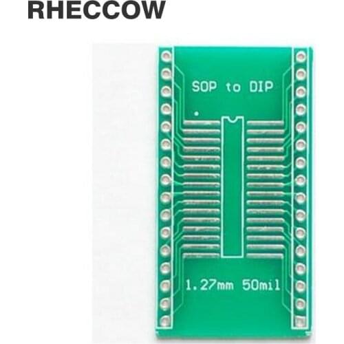 RHECCOW 10pcs SOP32 to DIP32 1.27mm 50mil SMD adapter plate convertor board