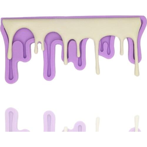 Cream Styling Cake Rim Cake Silicone Mold Shaped Food- Grade Fondant Cake Silicone Mould DIY Chocolate Pastry Sugar Tools