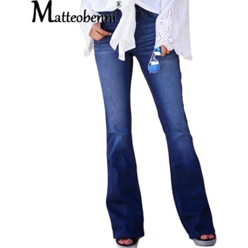 Spring And Autumn Fashion Streetwear Women Speaker Jeans Mid Waist Solid Color Street Style Casual Retro Cotton New Denim Pants