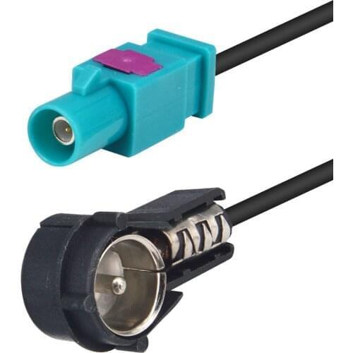 10 Pieces Car Radio/Stereo Antenna Adaptor FAKRA Z Plug To ISO Male Aerial Connector Cable For RG174 Car Accessories