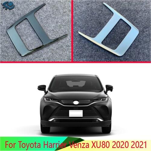 For Toyota Harrier Venza XU80 2020 2021 Car Accessories ABS Chrome Interior Lights Reading Lights Trim Cover