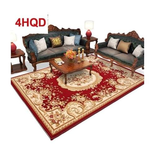 European Style Living Room Coffee Table Sofa Carpet American Minimalist Bedroom Bed Carpet Thick Encryption Carpet