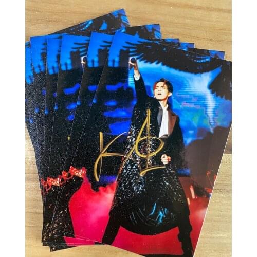 Dimash Kudaibergen Autographed Signed Photo Reprinted Version GIFTS COLLECTION 4*6 RP