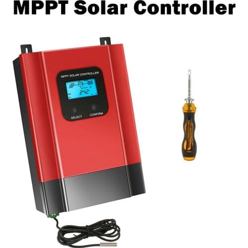 ESmart3 MPPT 40A Solar Charge Controller Max 150VDC Input Back-light LCD Solar Regulator RS485 Port with LCD12V 24V 36V 48V Auto