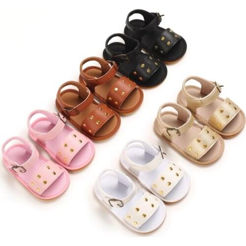 Toddlers Summer Shoes Breathable Baby Girls Kids Sandals Summer Soft Sole Walking Shoes Prewalker Footwear Princess Baby Girls