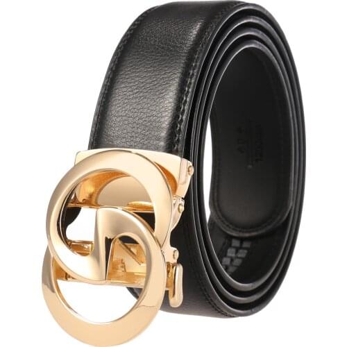 2020 fashion all-match leather trouser automatic buckle mens pure cowhy casual belts luxury brand designer gg belt